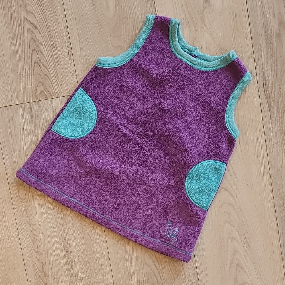 Vintage‎ Baby BUM Equipment Fleece Sleeveless Dress, 24 Months